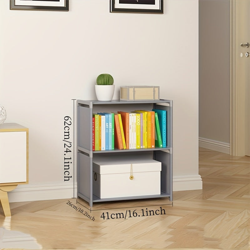 A Straightforward Bookshelf for The Office That Is Easy to Put Together, Saves Space, And Can Store Books, Clothing, And More.