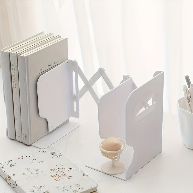 2026 New Standalone Collapsible Bookshelf, A-Frame Design, Office Storage, Compact Bookshelf, Ideal for Home And Workplace, Expandable, Space-Efficient Layout, Works with Pen Holders, Perfect for Christmas Gifts!
