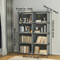 A Straightforward Bookshelf for The Office That Is Easy to Put Together, Saves Space, And Can Store Books, Clothing, And More.