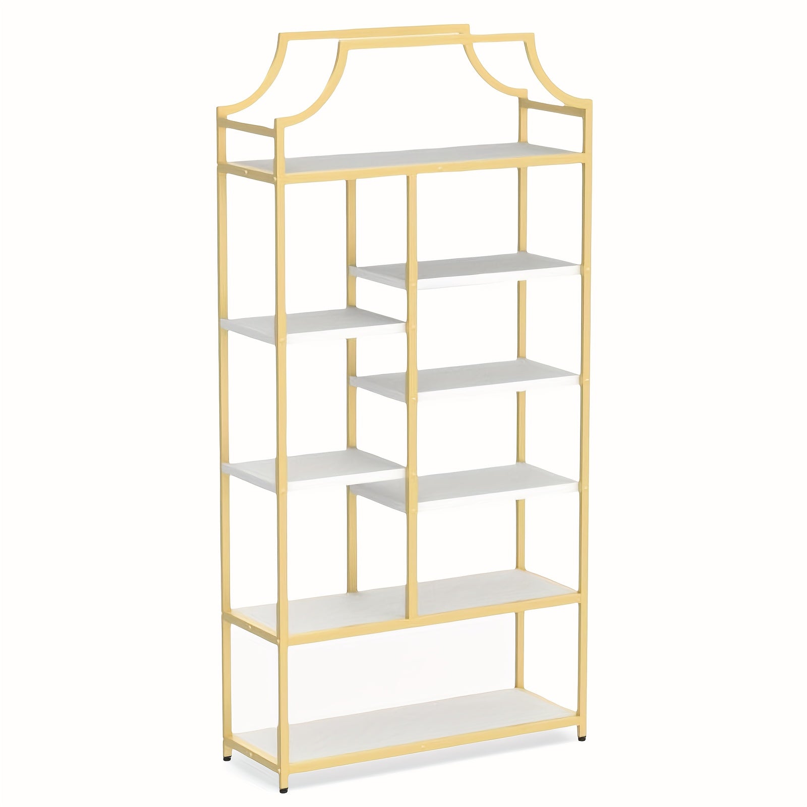 Lux 8-Shelf Open Bookshelf, 70.87\