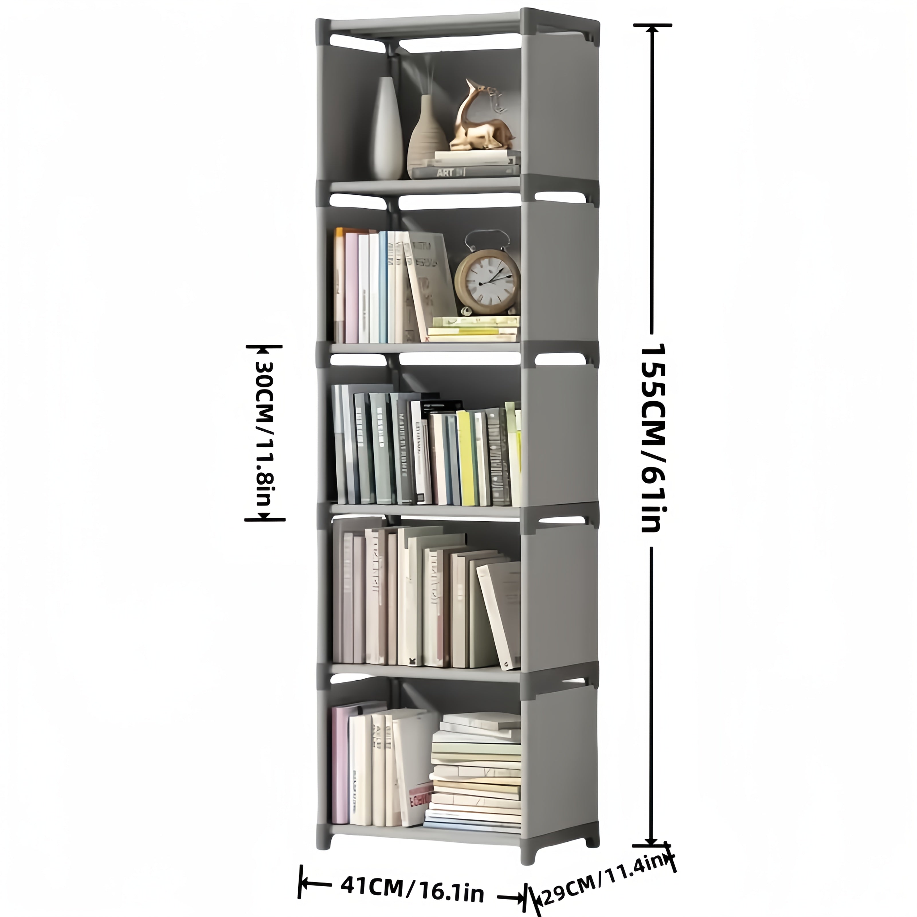 Home Simple Bookshelf Home Simple Bookshelf, Student Small Bookshelf, Desktop Office Bookshelf, Rental House Storage Rack, Dormitory Luggage Rack, Bedside Bedroom Floor To Floor Shelf