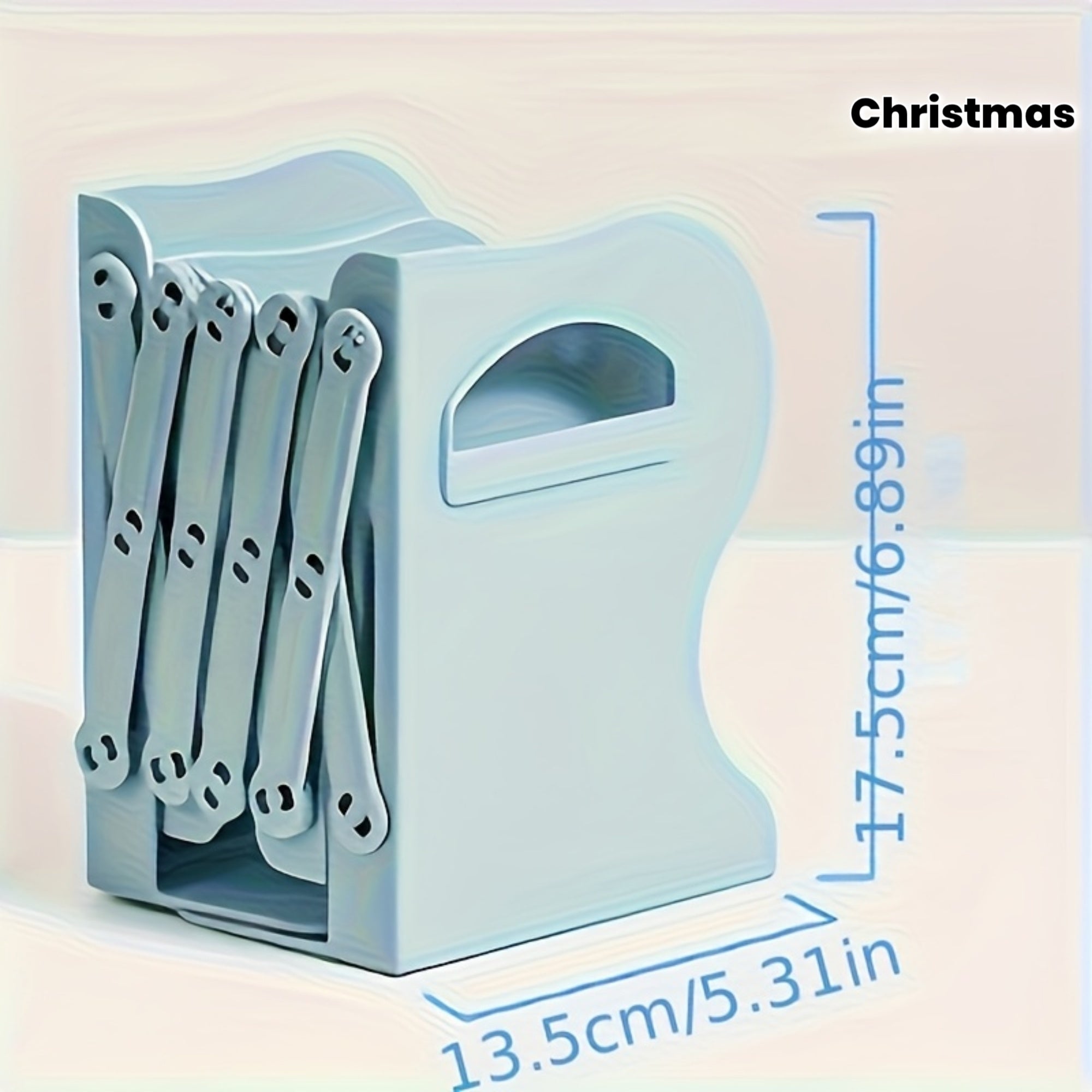 2026 New Standalone Collapsible Bookshelf, A-Frame Design, Office Storage, Compact Bookshelf, Ideal for Home And Workplace, Expandable, Space-Efficient Layout, Works with Pen Holders, Perfect for Christmas Gifts!