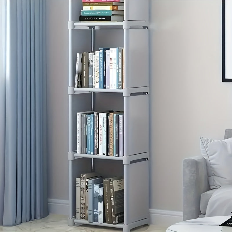 A Straightforward Bookshelf for The Office That Is Easy to Put Together, Saves Space, And Can Store Books, Clothing, And More.